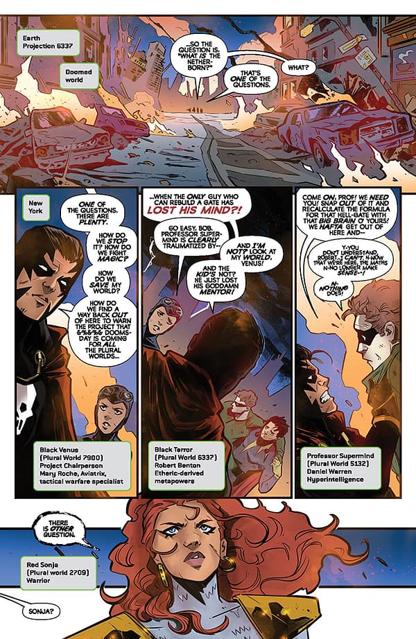 Interior preview page from Vampirella vs. Red Sonja #3