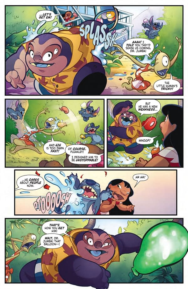 Interior preview page from Lilo & Stitch #1
