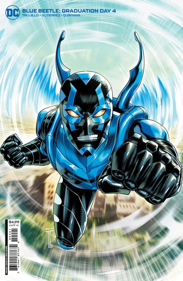 Cover image for Blue Beetle: Graduation Day #4