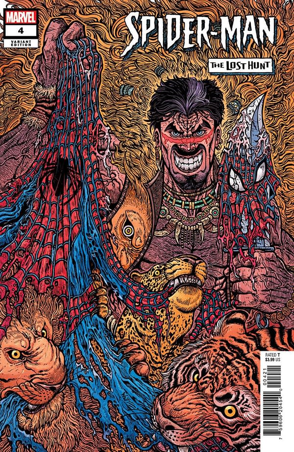 Cover image for SPIDER-MAN: THE LOST HUNT 4 WOLF VARIANT