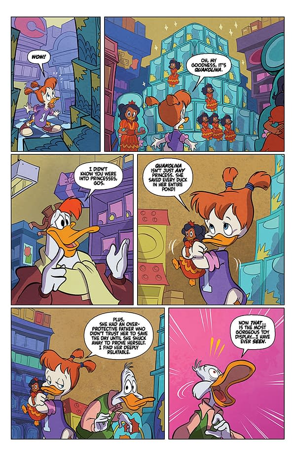 Interior preview page from Darkwing Duck #2