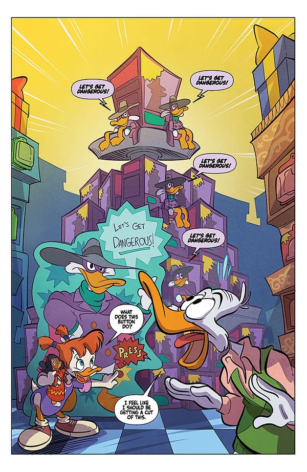 Interior preview page from Darkwing Duck #2