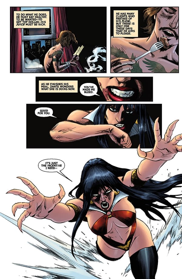 Interior preview page from Vampirella Strikes Volume 3 #10
