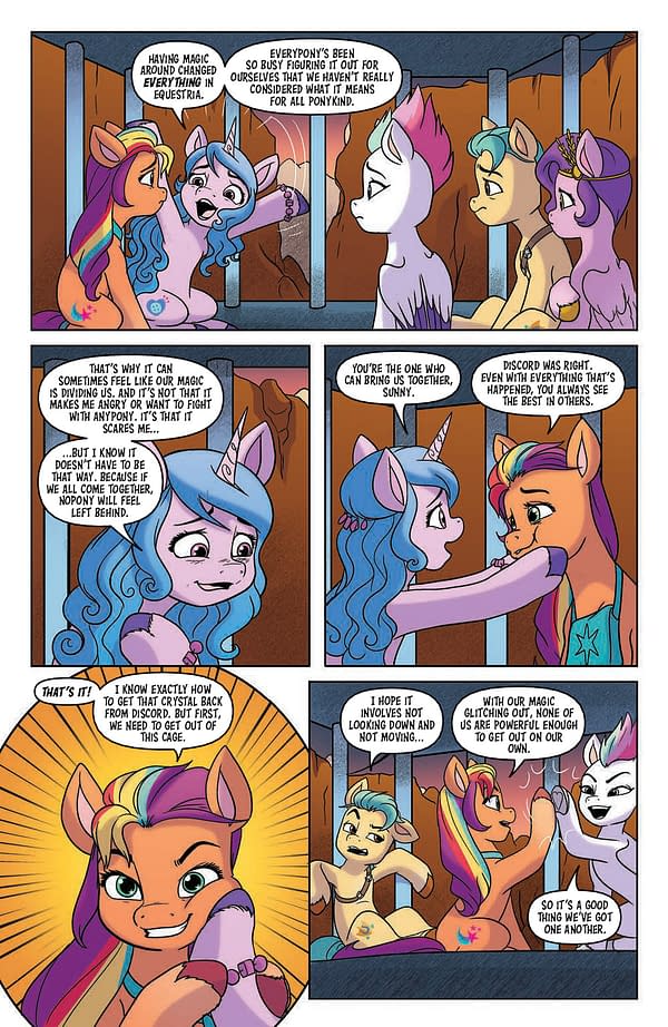 Interior preview page from My Little Pony #10