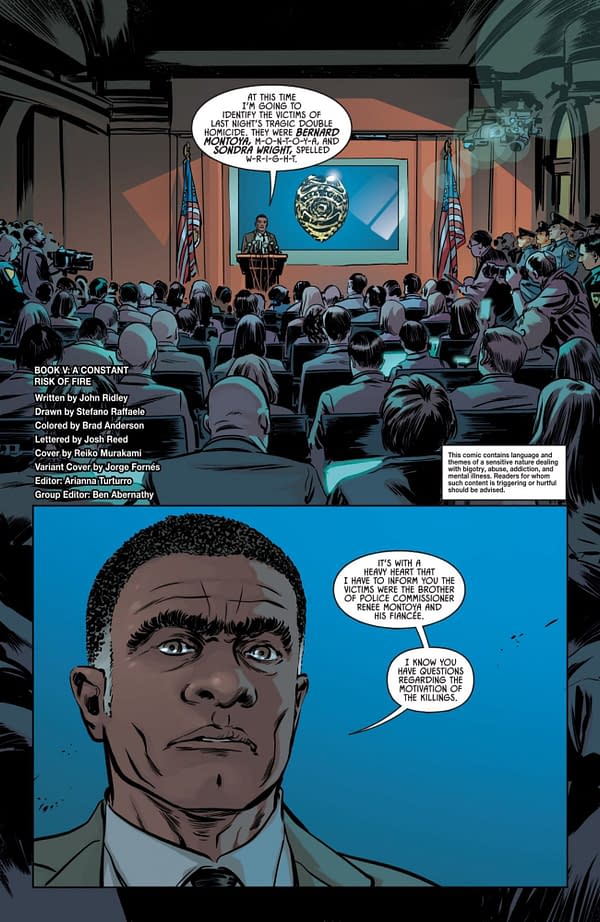 Interior preview page from GCPD: The Blue Wall #5