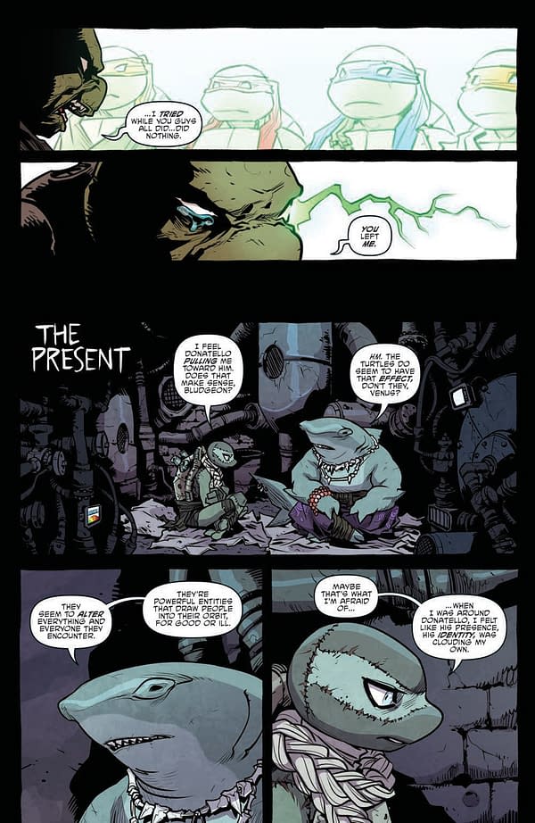Interior preview page from TMNT: Armageddon Game - The Alliance #4