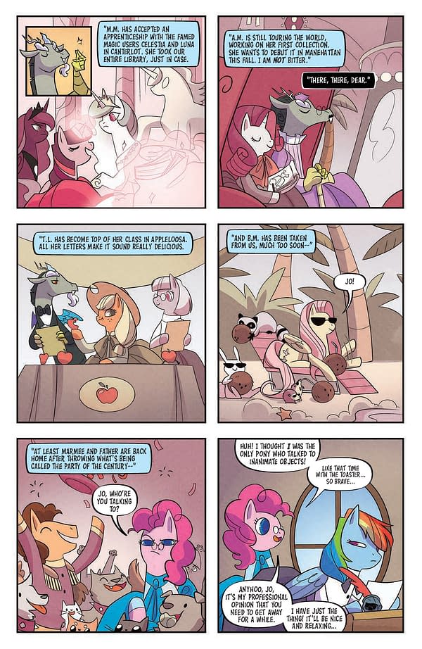 Interior preview page from My Little Pony: Classics Reimagined - Little Fillies #4
