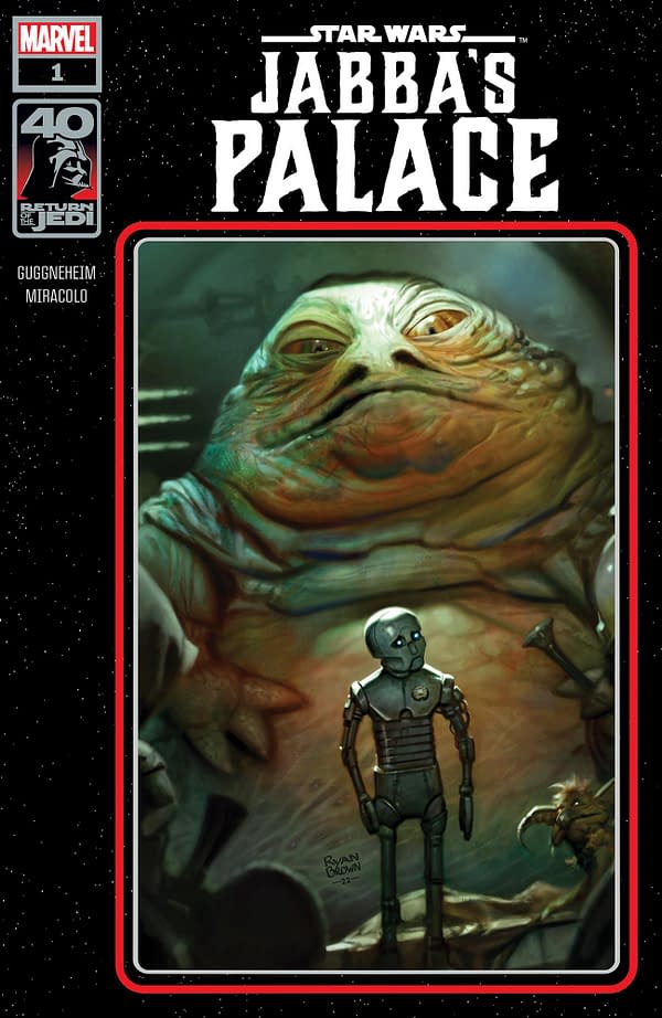 Cover image for STAR WARS: RETURN OF THE JEDI - JABBA'S PALACE #1 RYAN BROWN COVER