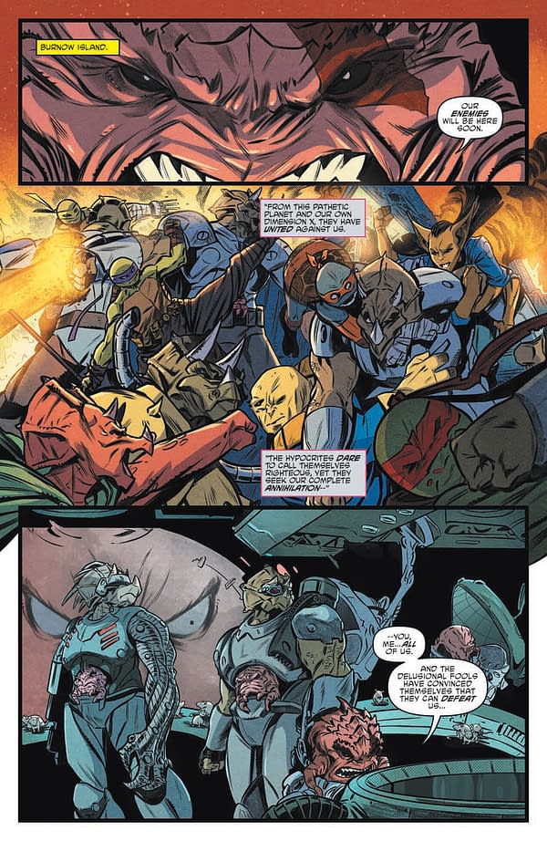 Interior preview page from Teenage Mutant Ninja Turtles: The Armageddon Game #6