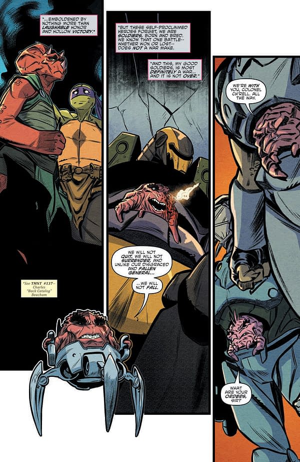 Interior preview page from Teenage Mutant Ninja Turtles: The Armageddon Game #6