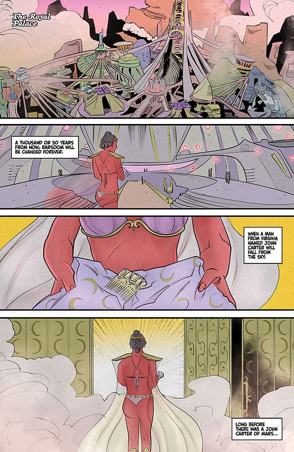 Interior preview page from Dejah Thoris #1