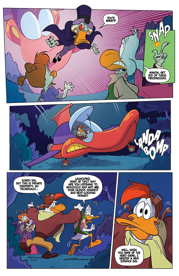 Interior preview page from Darkwing Duck #3