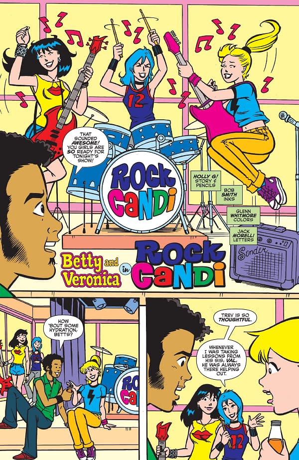 Interior preview page from Betty and Veronica: Friends Forever - Rock and Roll #1
