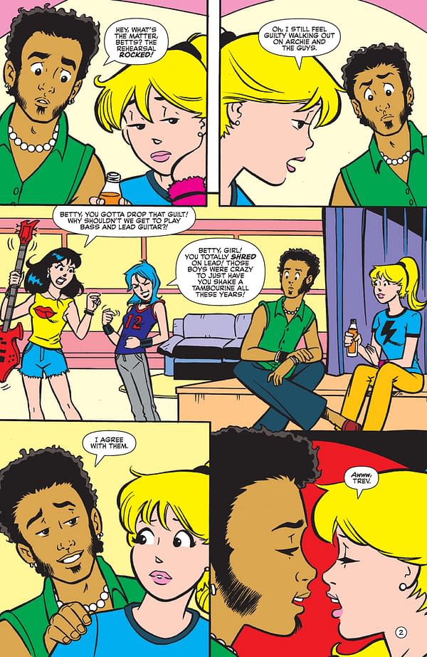 Interior preview page from Betty and Veronica: Friends Forever - Rock and Roll #1