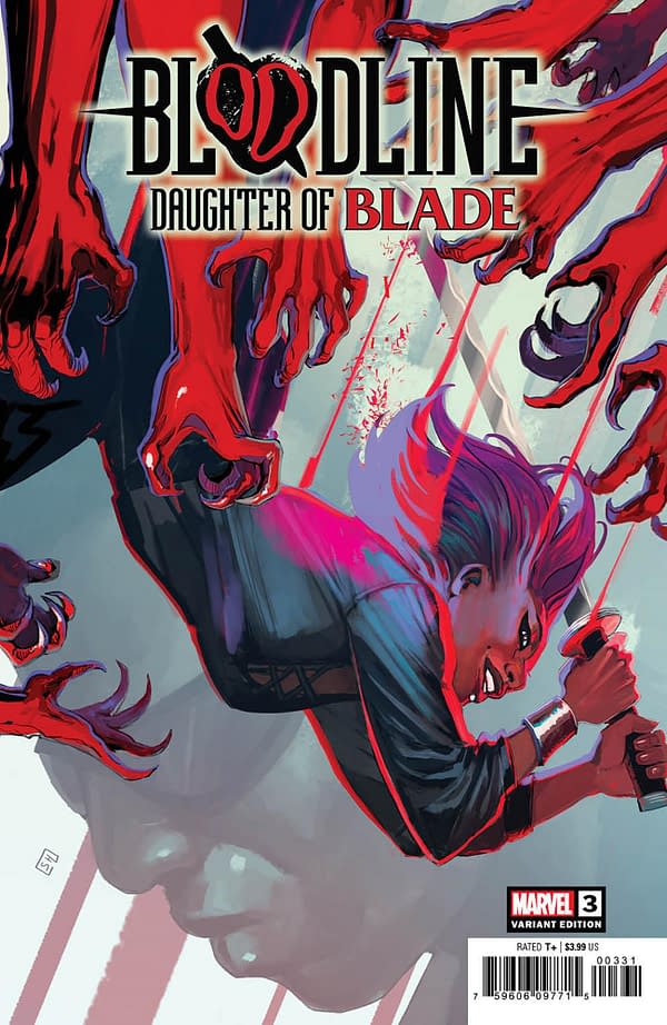 Cover image for BLOODLINE: DAUGHTER OF BLADE 3 STEPHANIE HANS VARIANT