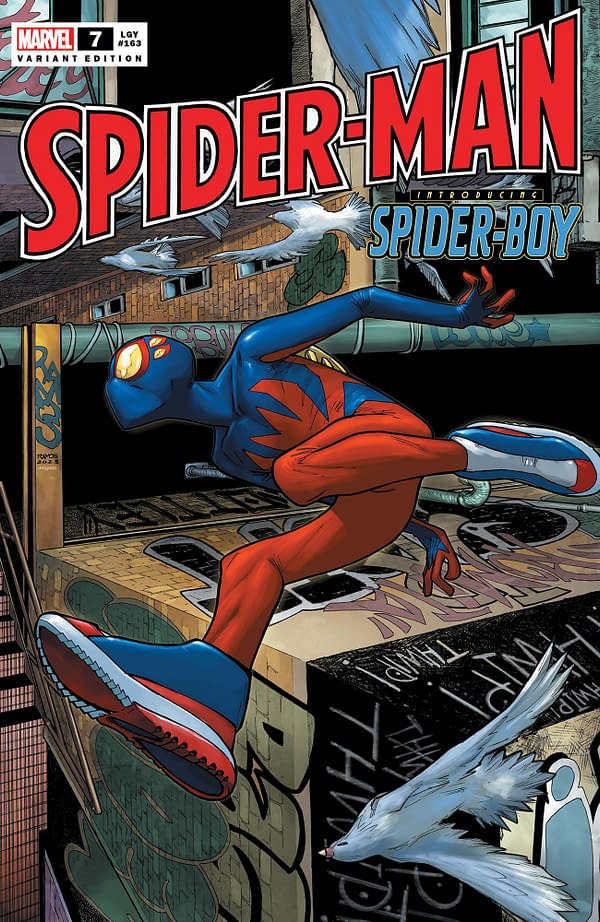 Cover image for SPIDER-MAN 7 HUMBERTO RAMOS TOP SECRET SPOILER VARIANT