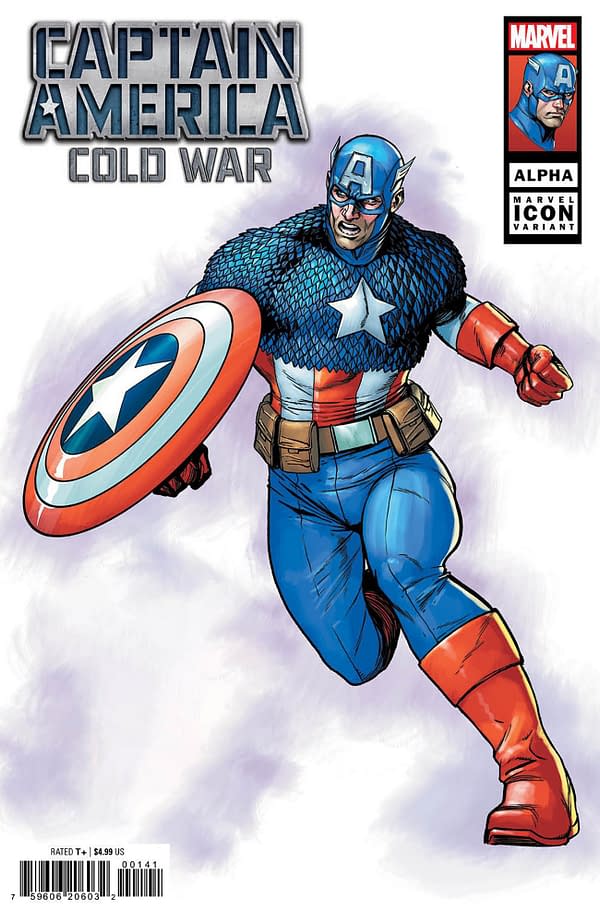 Cover image for CAPTAIN AMERICA: COLD WAR ALPHA 1 STEFANO CASELLI MARVEL ICON VARIANT
