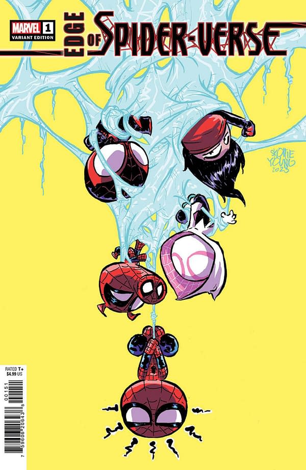 Cover image for EDGE OF SPIDER-VERSE 1 SKOTTIE YOUNG VARIANT