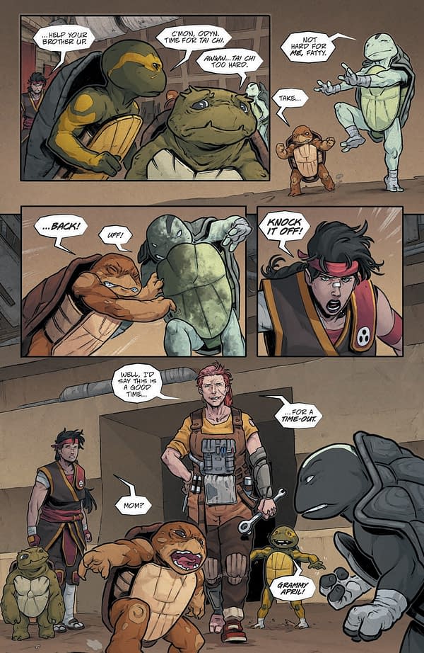 Interior preview page from TMNT: The Last Ronin - The Lost Years Directors Cut #1