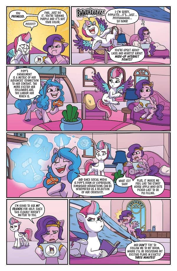 Interior preview page from My Little Pony #11