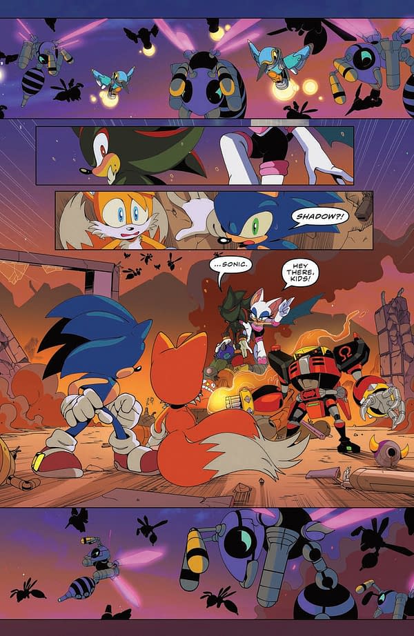 Interior preview page from Sonic the Hedgehog #59