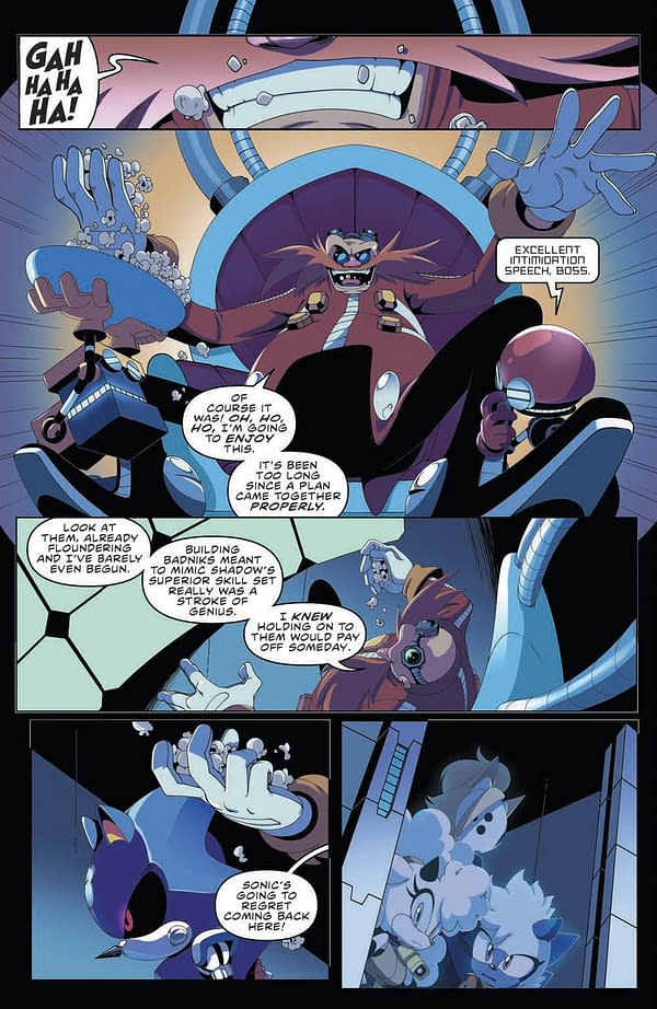 Interior preview page from Sonic the Hedgehog #59