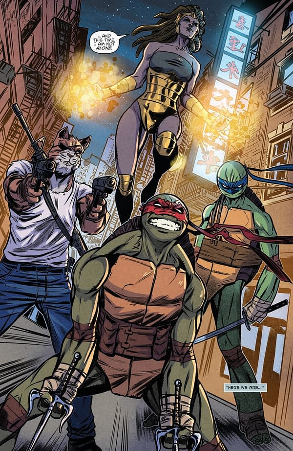 Interior preview page from Teenage Mutant Ninja Turtles: The Armageddon Game #7