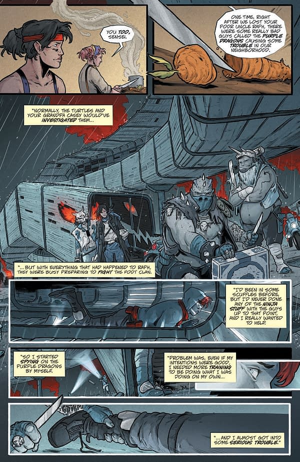 Interior preview page from TMNT: The Last Ronin - The Lost Years #3