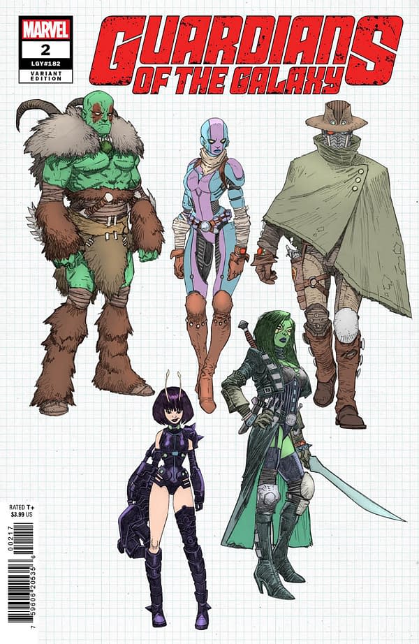 Cover image for GUARDIANS OF THE GALAXY 2 KEV WALKER DESIGN VARIANT