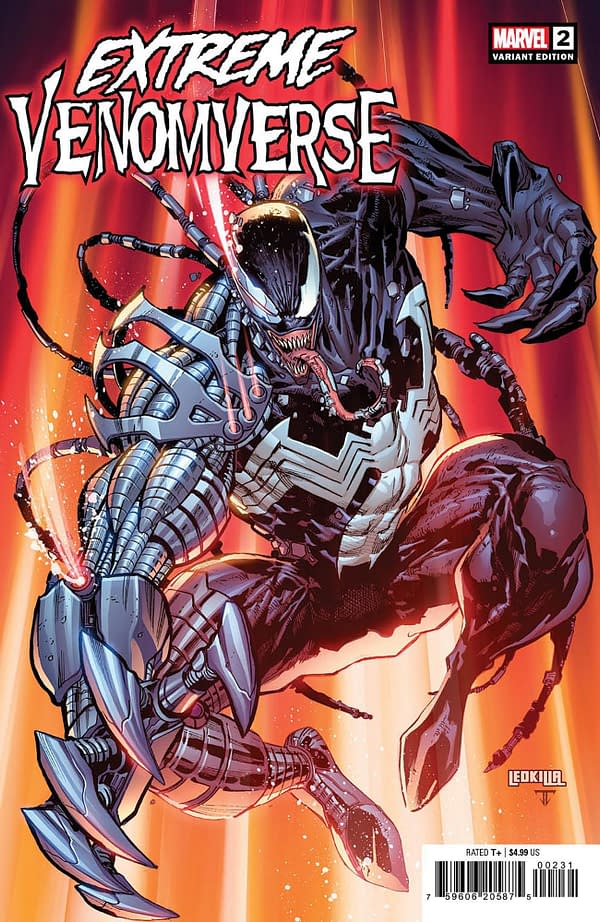 Cover image for EXTREME VENOMVERSE 2 KEN LASHLEY SYMBIOTE VARIANT