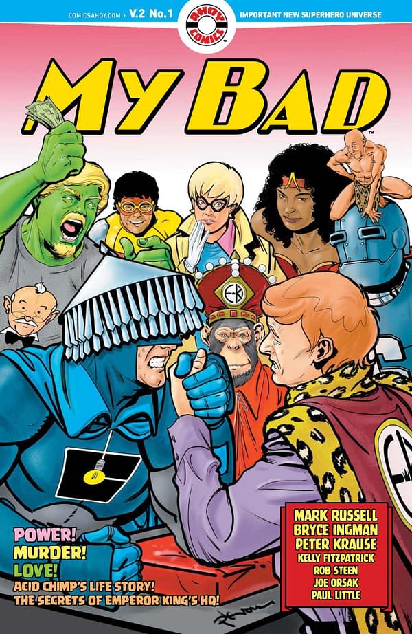 Free On Bleeding Cool: My Bad Vol 2 #1 by Mark Russell & Peter Krause