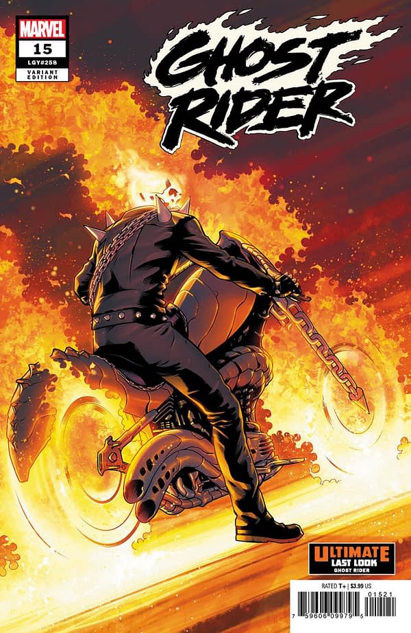 Cover image for GHOST RIDER 15 JUANN CABAL ULTIMATE LAST LOOK VARIANT