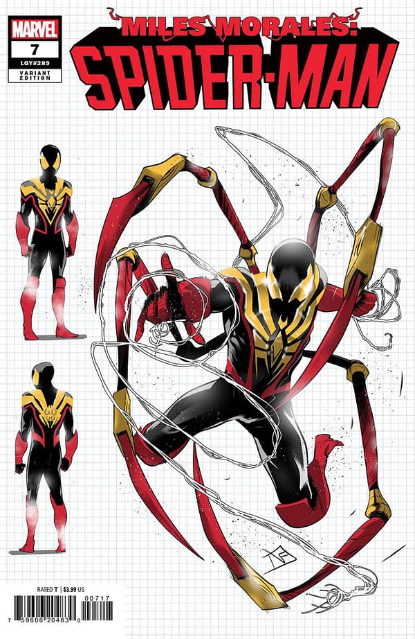 Cover image for MILES MORALES: SPIDER-MAN 7 FEDERICO VICENTINI DESIGN VARIANT
