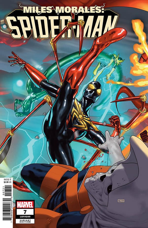 Cover image for MILES MORALES: SPIDER-MAN 7 TAURIN CLARKE CONNECTING VARIANT