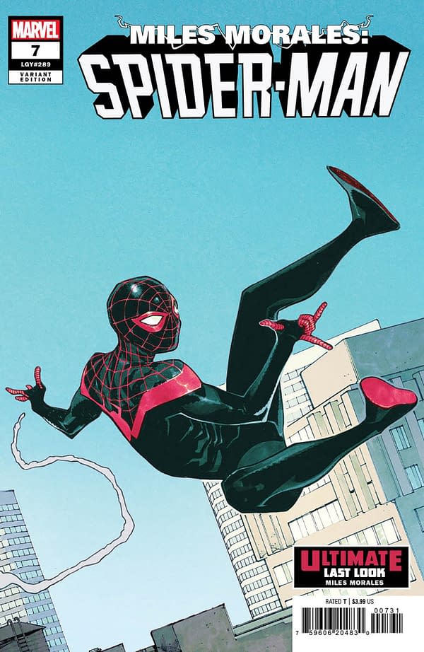Cover image for MILES MORALES: SPIDER-MAN 7 SARA PICHELLI ULTIMATE LAST LOOK VARIANT