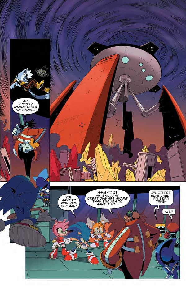 Interior preview page from Sonic the Hedgehog #16
