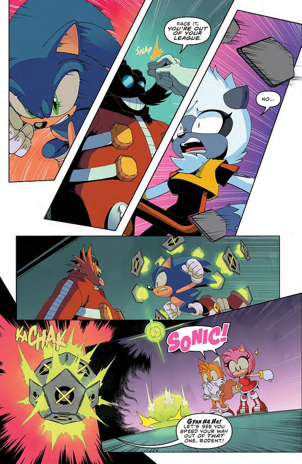Interior preview page from Sonic the Hedgehog #16
