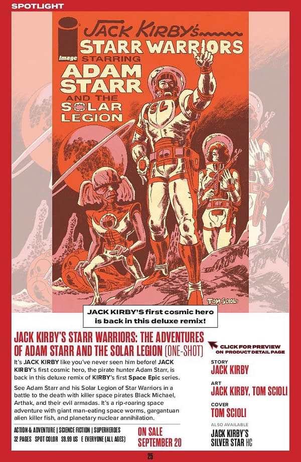 83 Years Later, Tom Scioli Recreates Jack Kirby's Starr Warriors