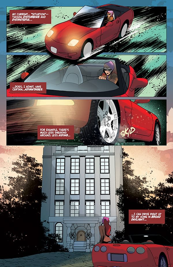 Interior preview page from Gargoyles #7