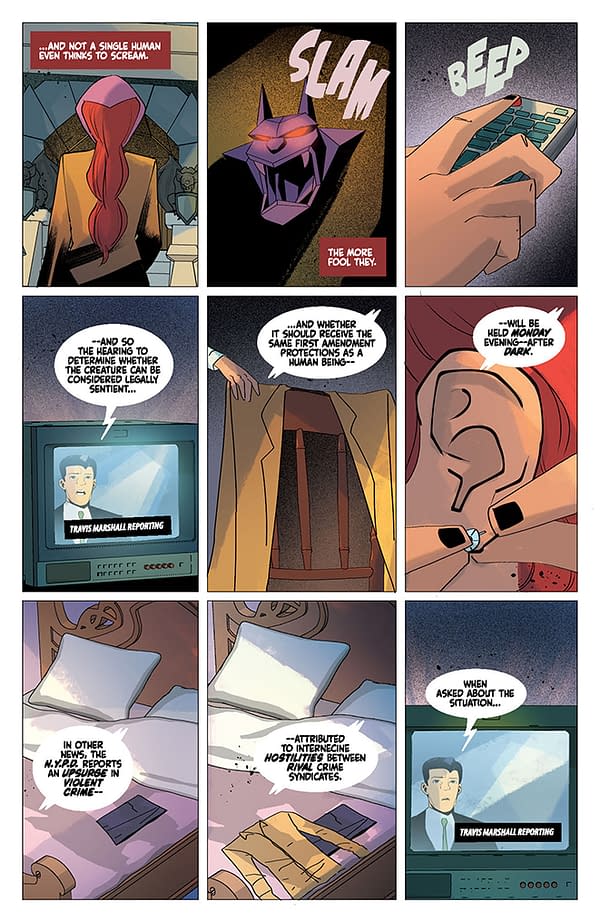 Interior preview page from Gargoyles #7