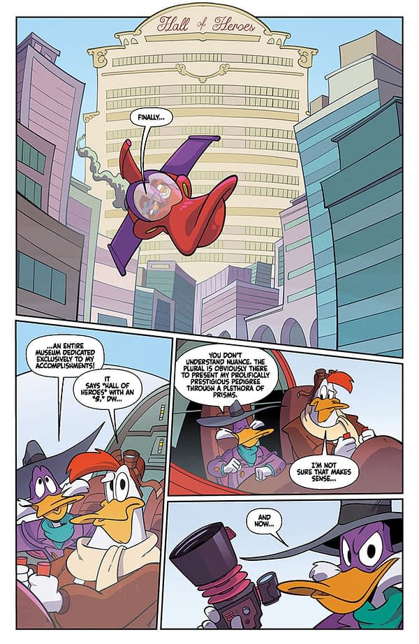 Interior preview page from Darkwing Duck #7