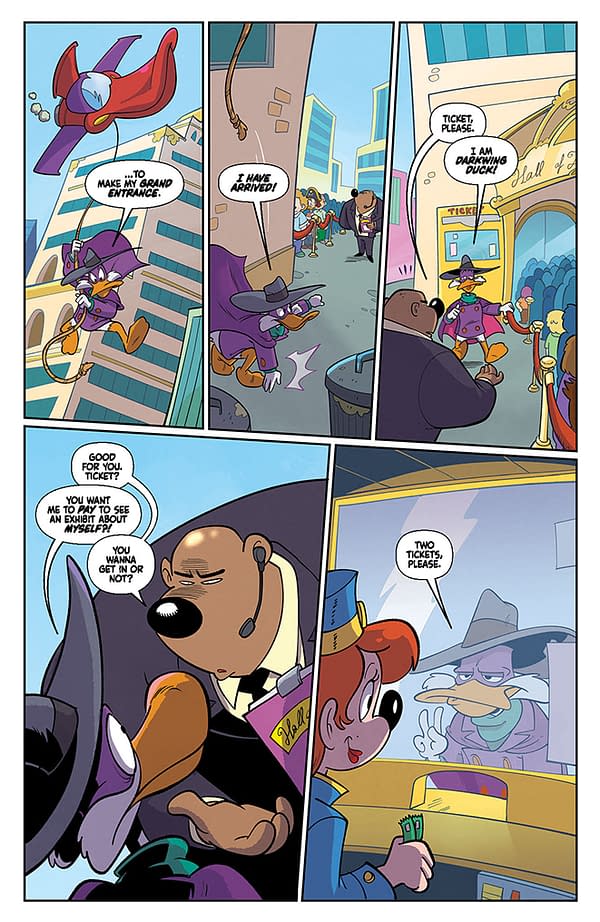 Interior preview page from Darkwing Duck #7