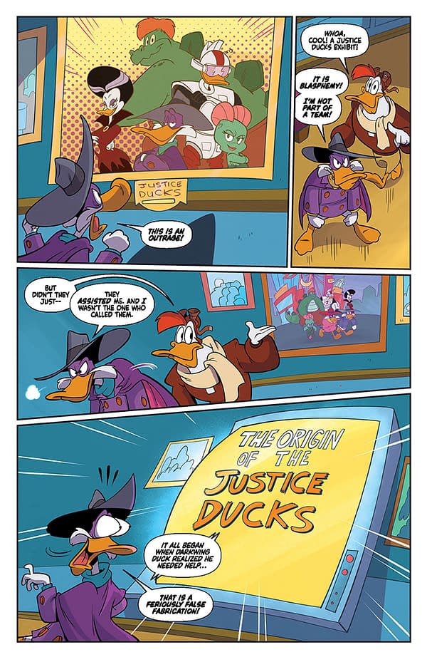 Interior preview page from Darkwing Duck #7
