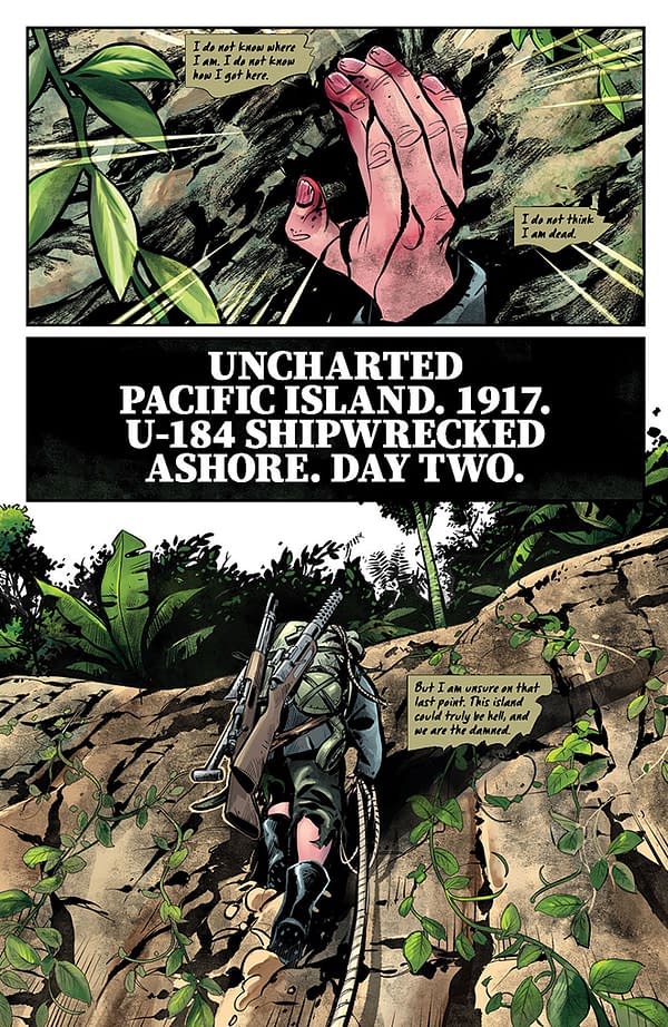 Interior preview page from Kong: The Great War #2