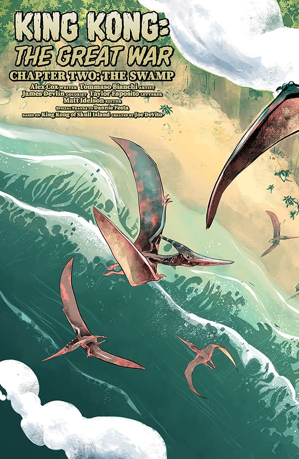 Interior preview page from Kong: The Great War #2