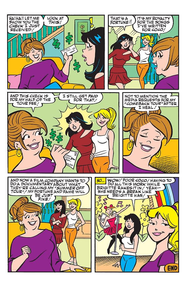 Interior preview page from Betty and Veronica: Friends Forever - Beach Party #1