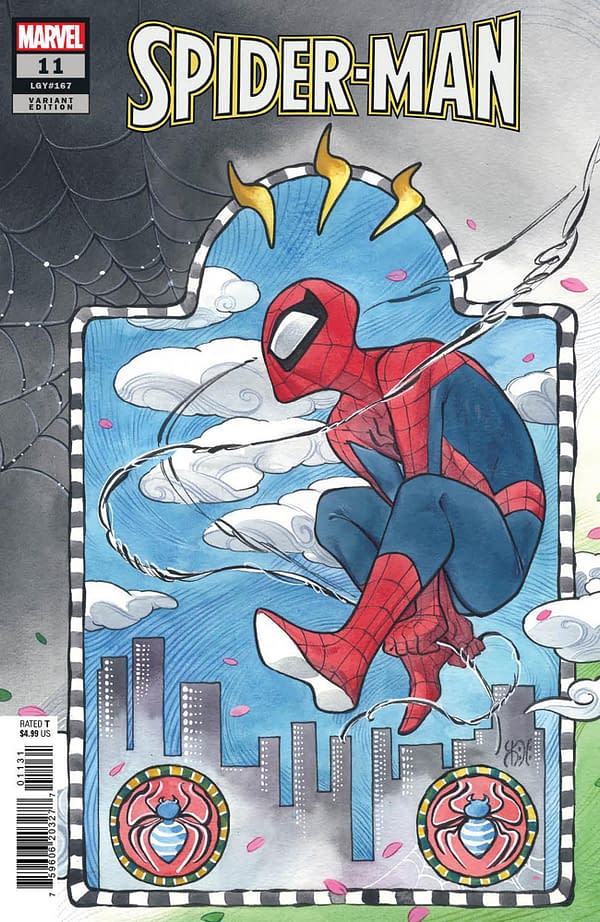 Cover image for SPIDER-MAN 11 PEACH MOMOKO VARIANT