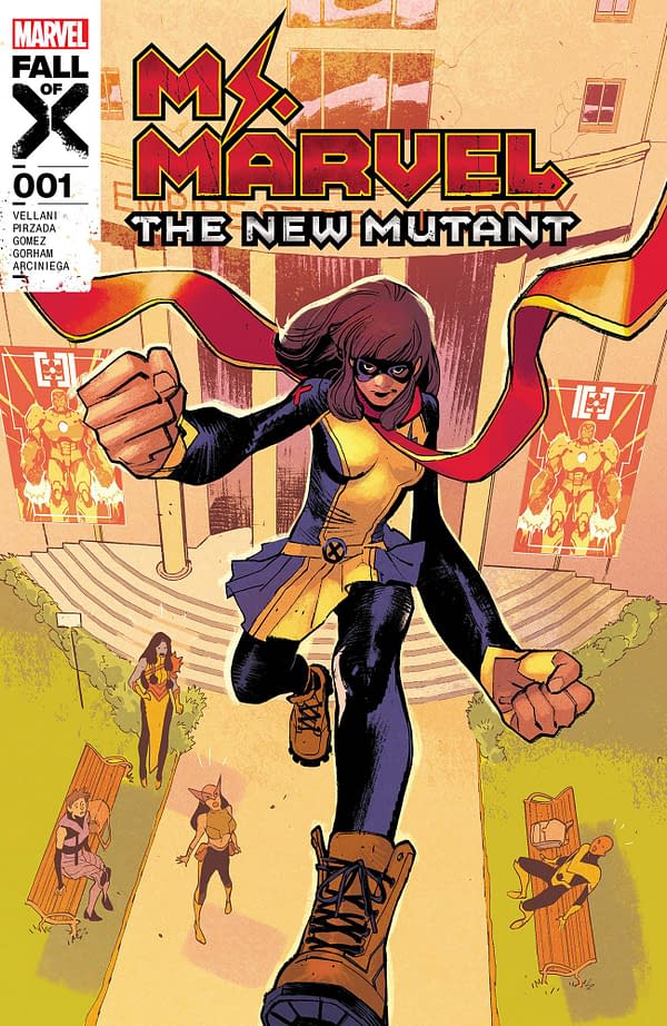 Cover image for MS. MARVEL: THE NEW MUTANT #1 SARA PICHELLI COVER