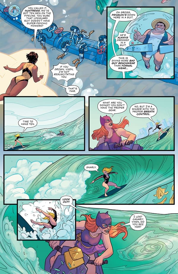 Interior preview page from G'nort's Illustrated Swimsuit Edition #1