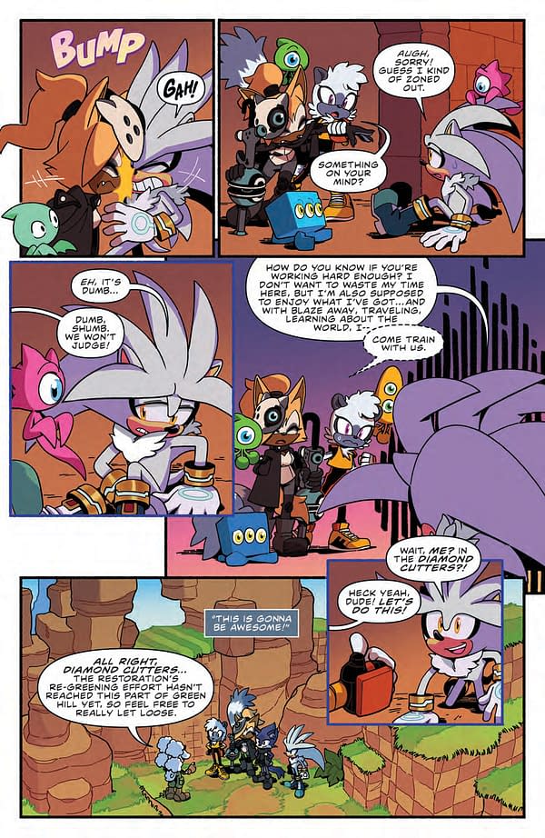 Sonic the Hedgehog #63 Preview: Silver, The Ultimate Third Wheel